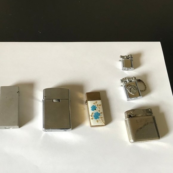 VINTAGE LIGHTERS, CIGARETTE CASE, MYLFLAM, JAPAN, PENGUINS, MAYELL,SAROME, TAIYO - Picture 5 of 7